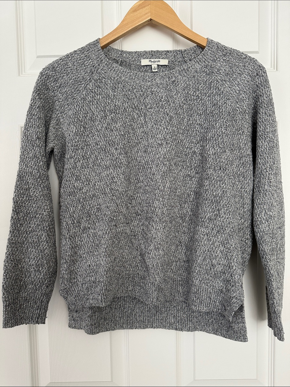Madewell Heather Gray Crewneck Sweater